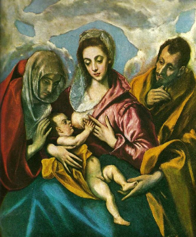 El Greco virgin with santa ines and santa tecla France oil painting art